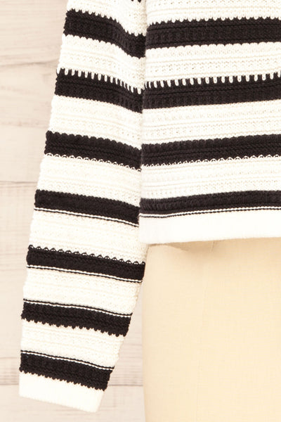 Yarmouth Striped Crochet Cardigan | La petite garçonne bottom