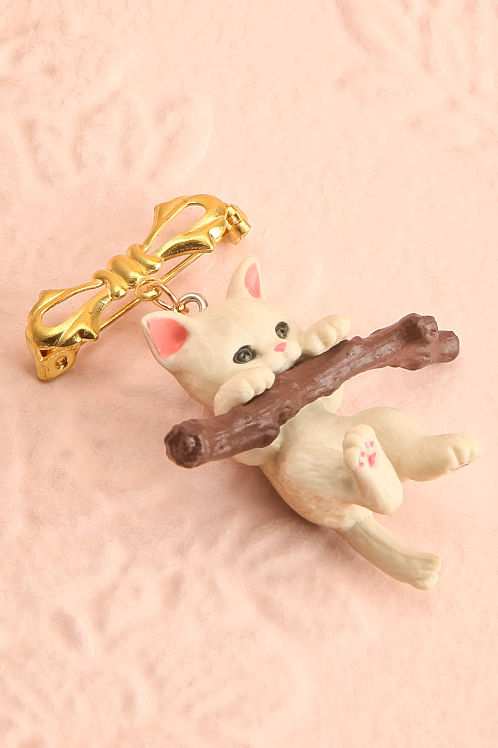 Yataki Brooch w/ Kitten Charm | Boutique 1861 front