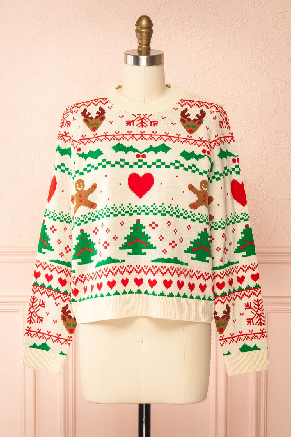 Yule | Tricot Festif de Noël Coloré