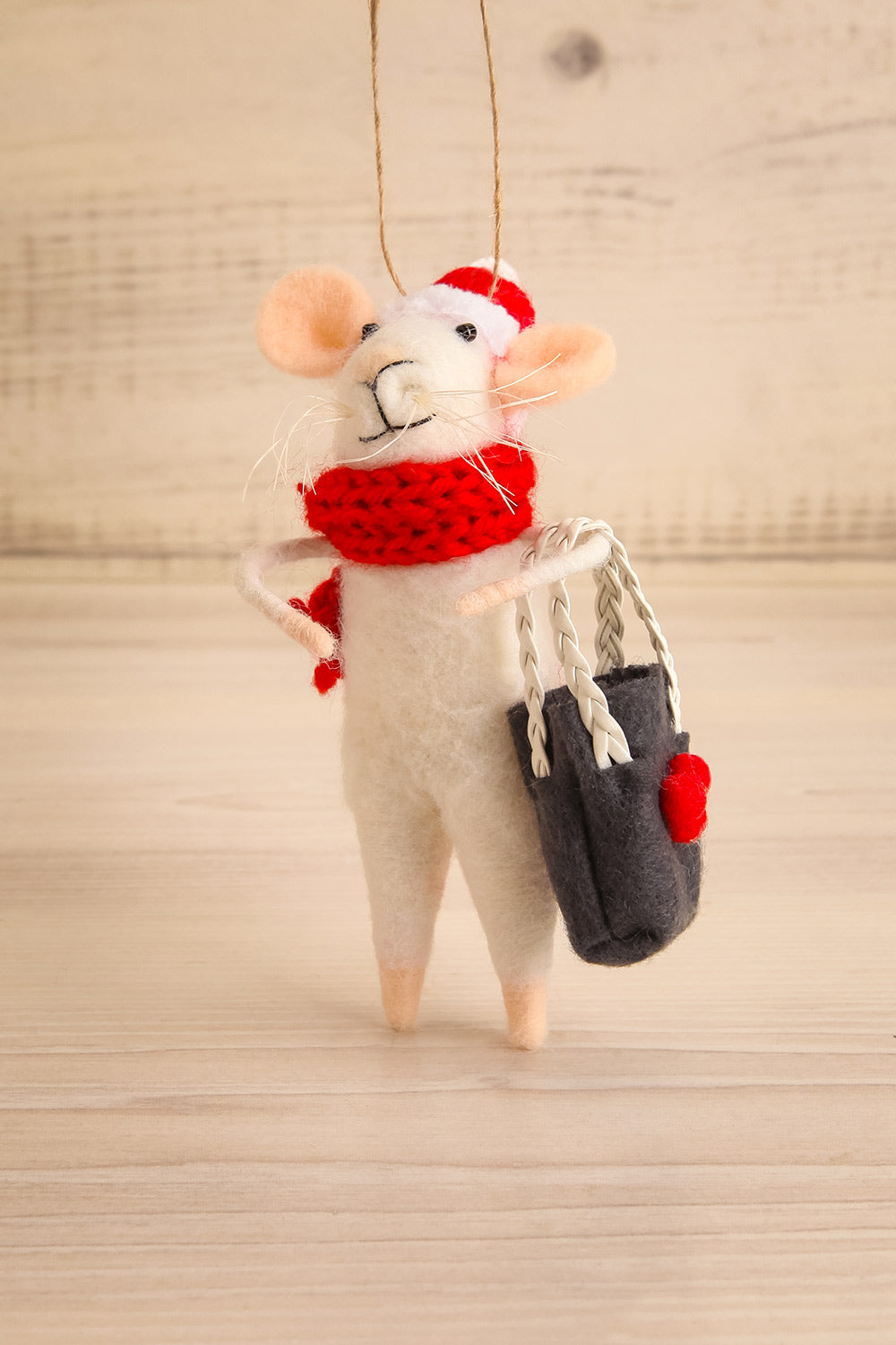 Festive Holiday Mouse Ornament - 4 Options | Maison garçonne yuletide-yohan