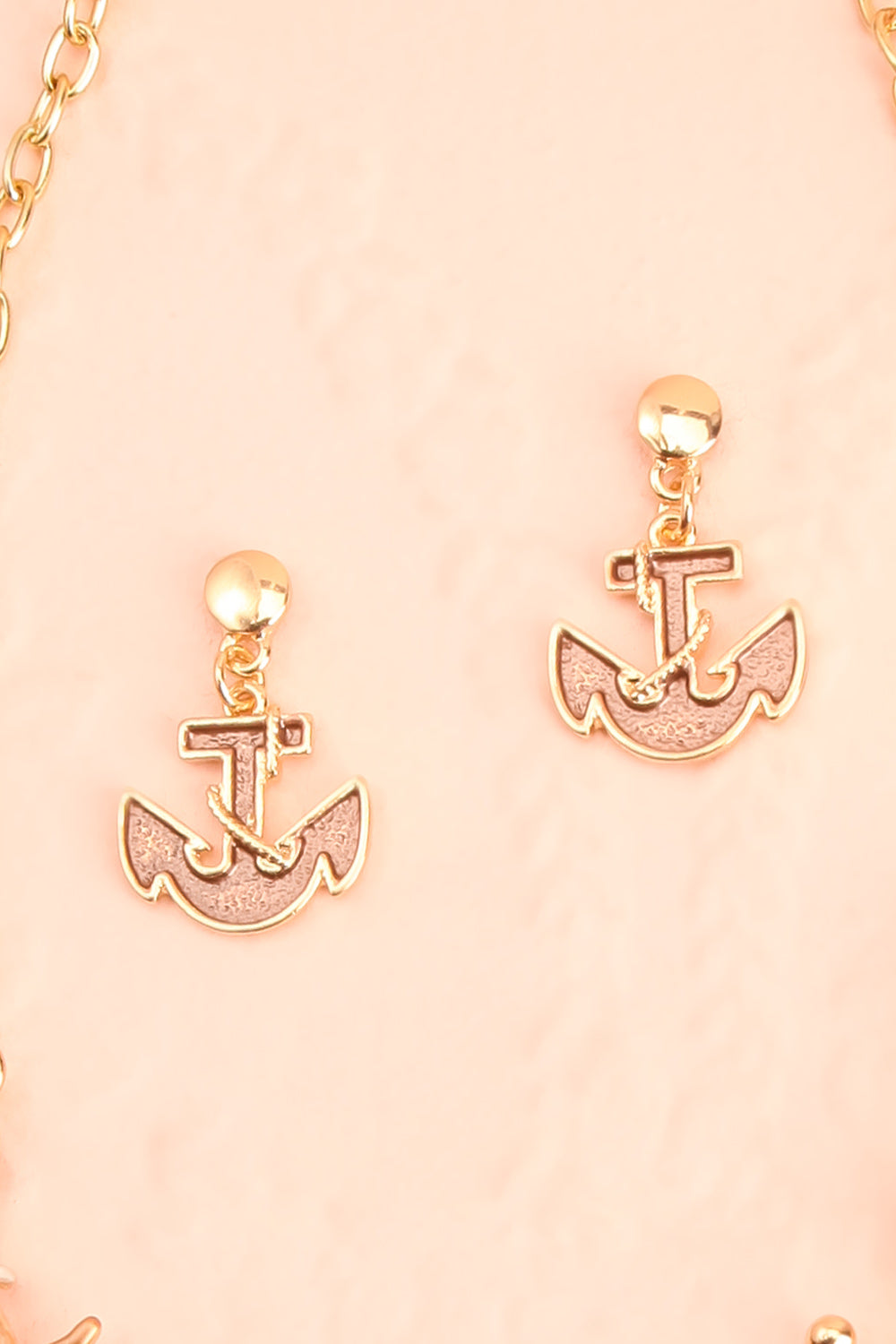 Zayalie Nautical Necklace & Earrings Set | Boutique 1861 flat close-up