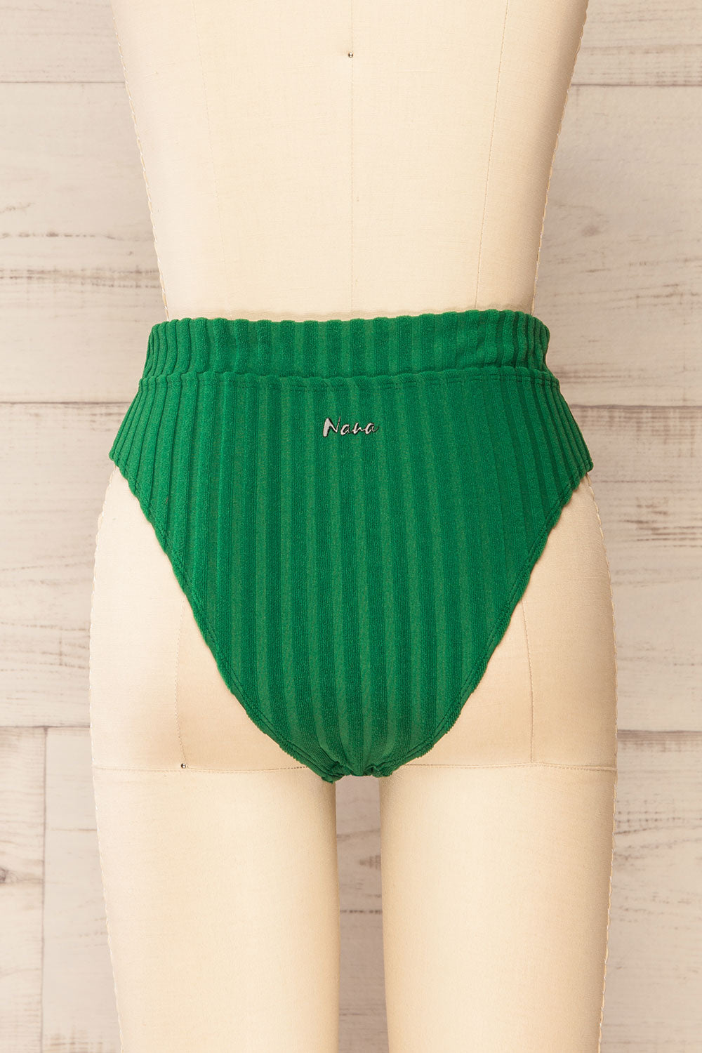 Zuwena Green Bikini Bottom | La petite garçonne back view