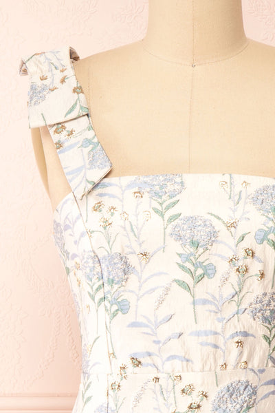 Zylara Floral Jacquard Midi Dress | Boutique 1861 front