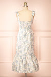 Zylara Floral Jacquard Midi Dress | Boutique 1861 back view