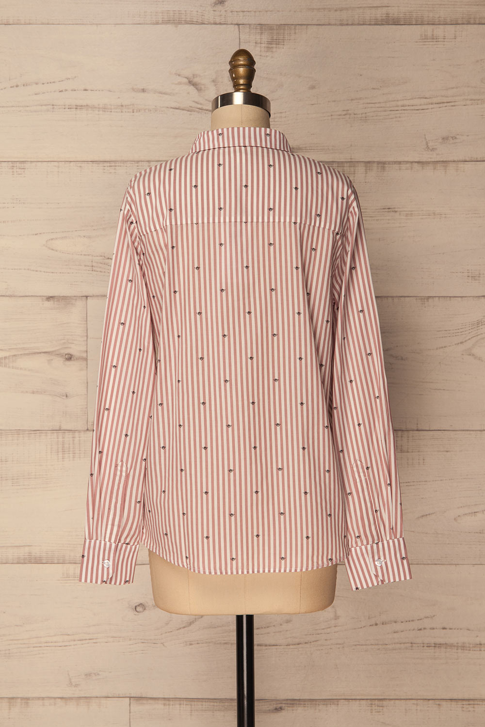 Abolens Lilac & White Shirt with Bees Pattern | La Petite Garçonne 5