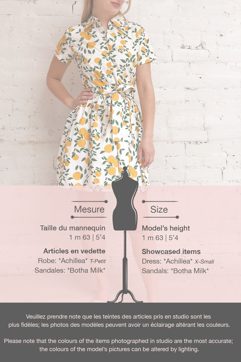 Achillea White Lemon Print Shirt Dress | Boutique 1861 template