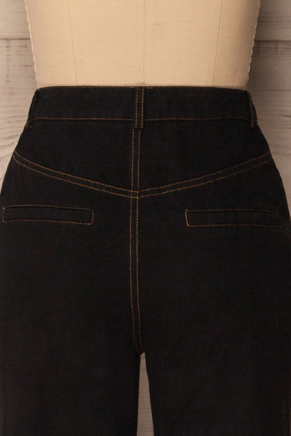 Acquania Dark Boot Cut Jeans Pants | La Petite Garçonne 6