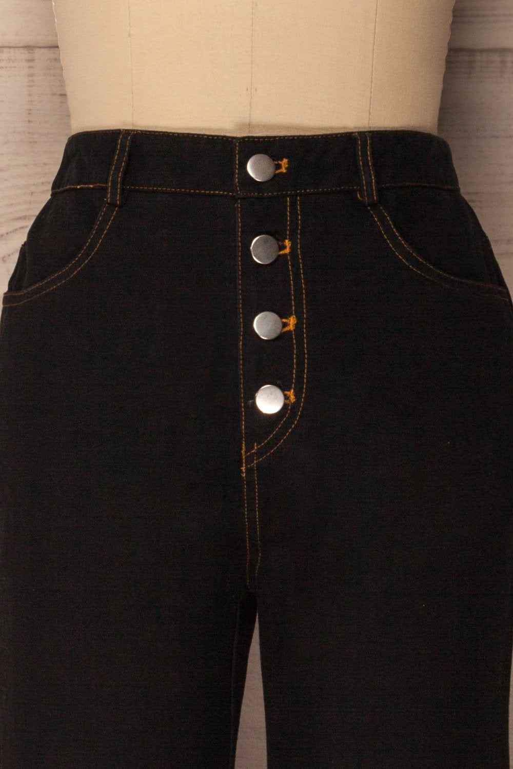 Acquania Dark Boot Cut Jeans Pants | La Petite Garçonne 2