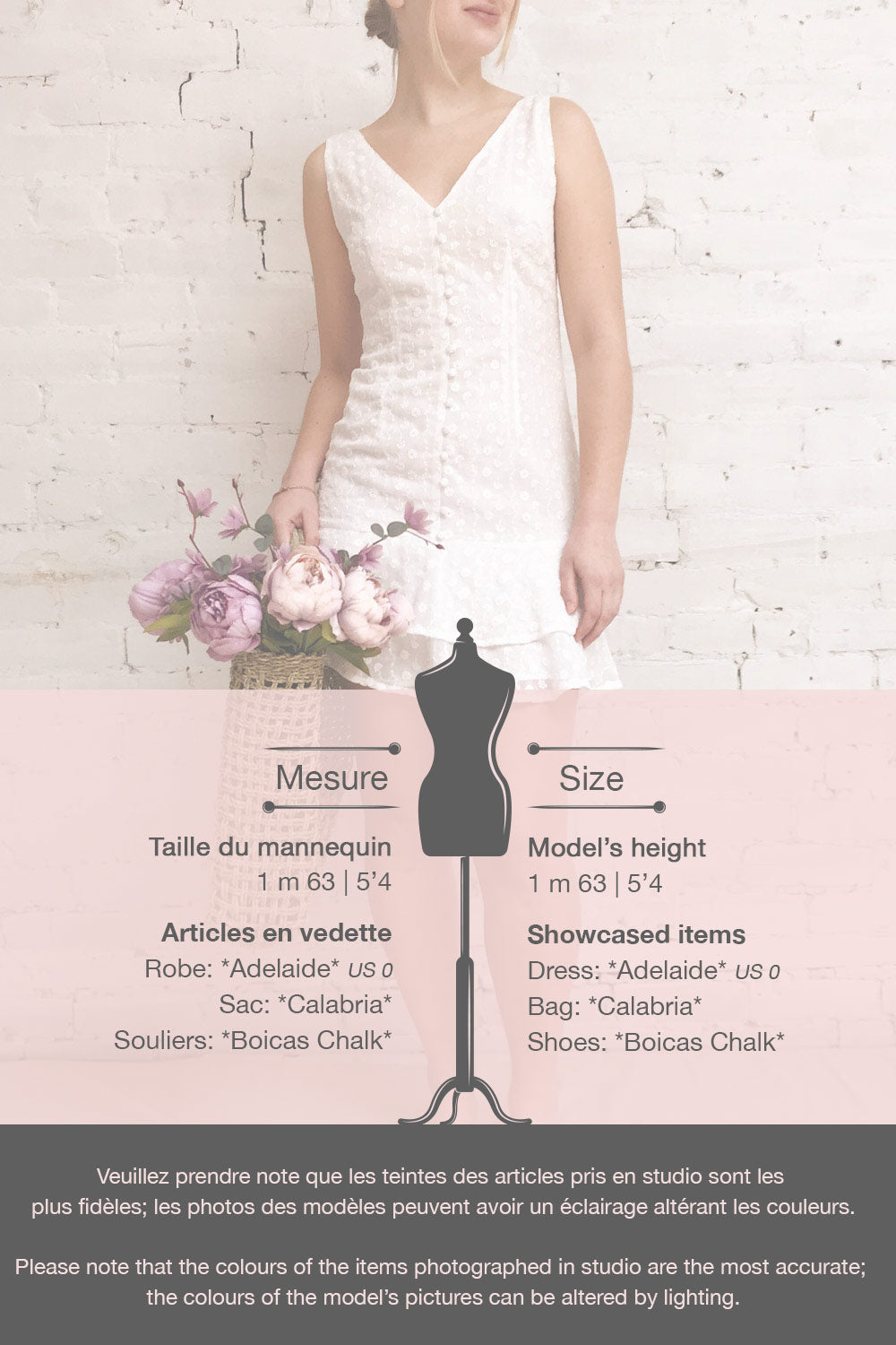 Adelaide White Short Summer Dress w/ Frills | Boutique 1861 template