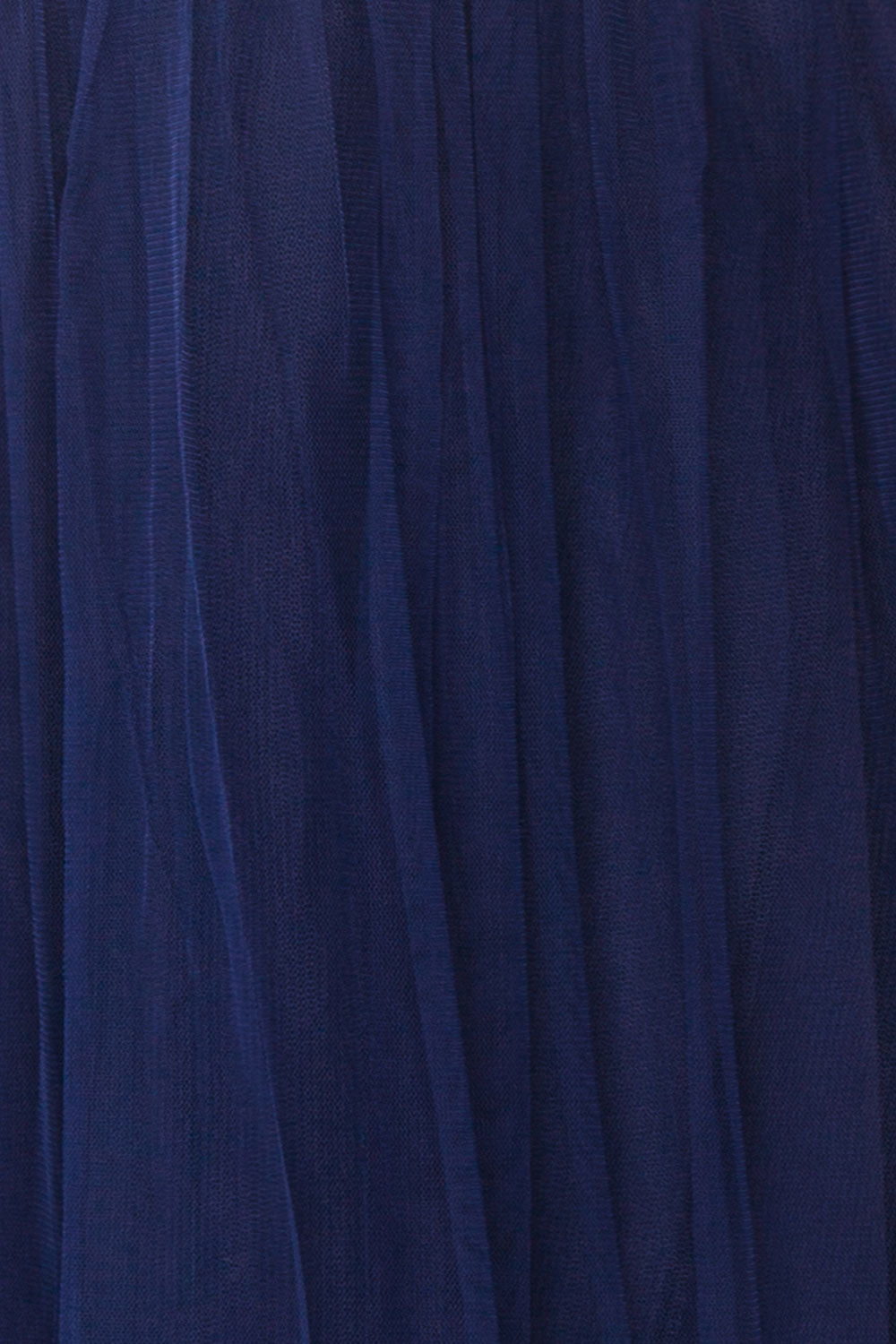 Aerie Navy Blue Tulle & Mesh A-Line Maxi Dress | Boutique 1861 fabric detail