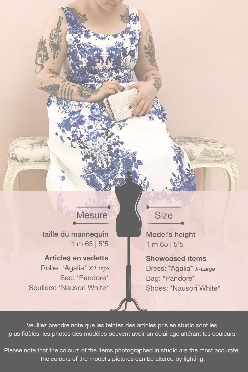 Agalia White & Blue A-Line Cocktail Dress | Boutique 1861 template