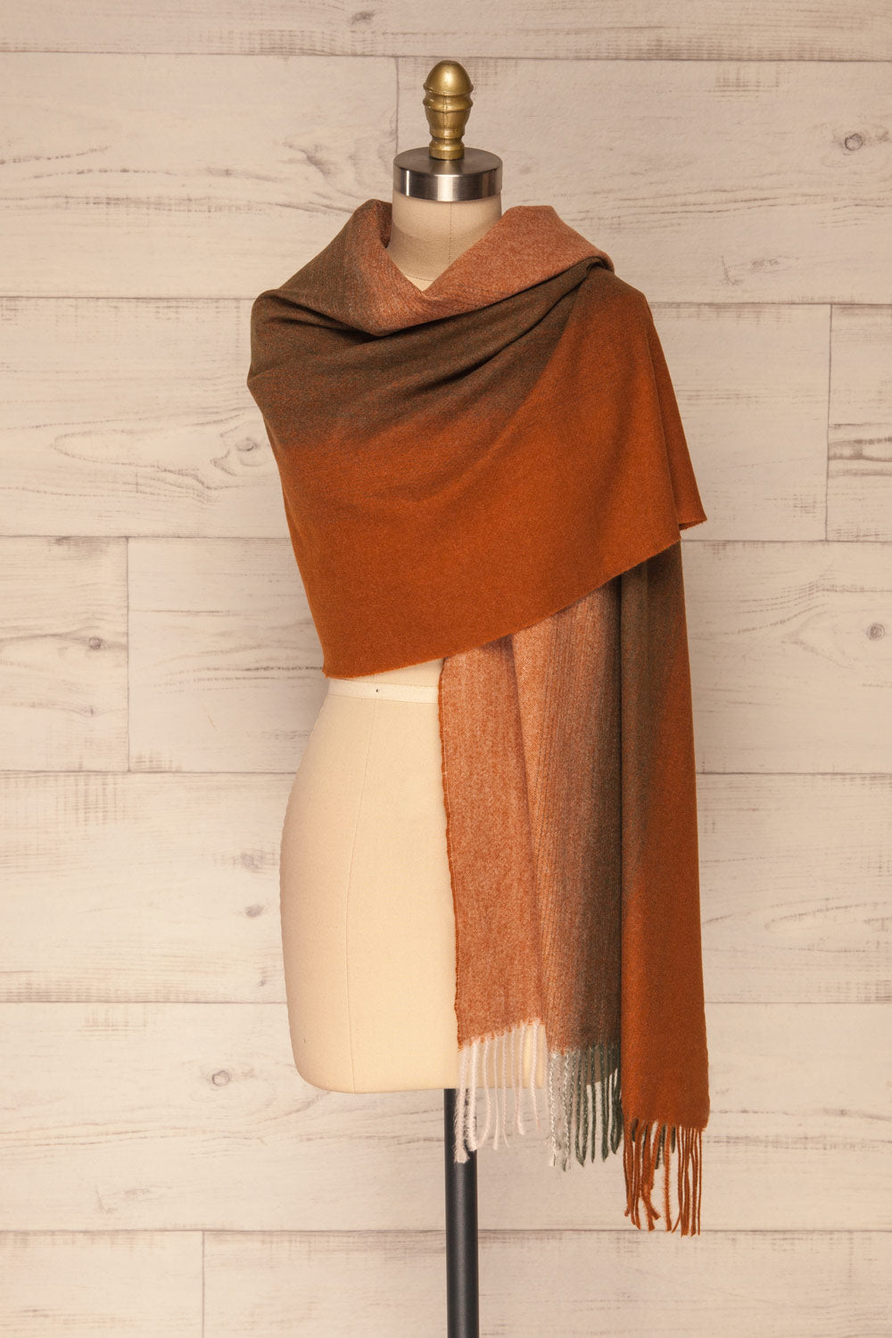 Ailleurs Colourful Soft Knitted Scarf | La petite garçonne cape