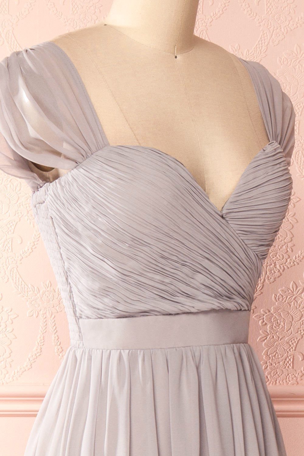 Aimi Moon Grey Sweetheart Bridesmaid Gown | Boudoir 1861 5