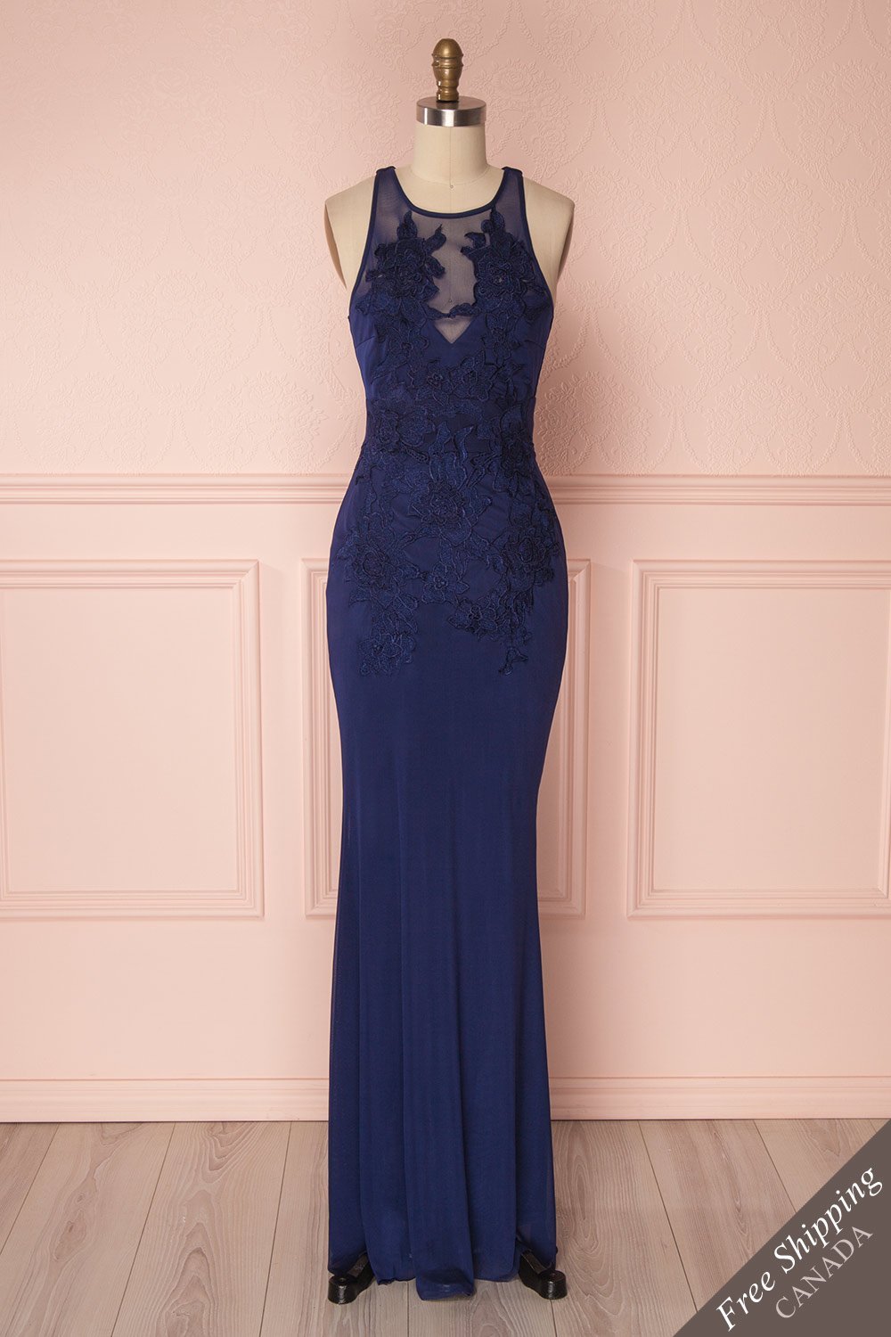 Airmed Pink Embroidered Lace Mermaid Gown | Boudoir 1861 1