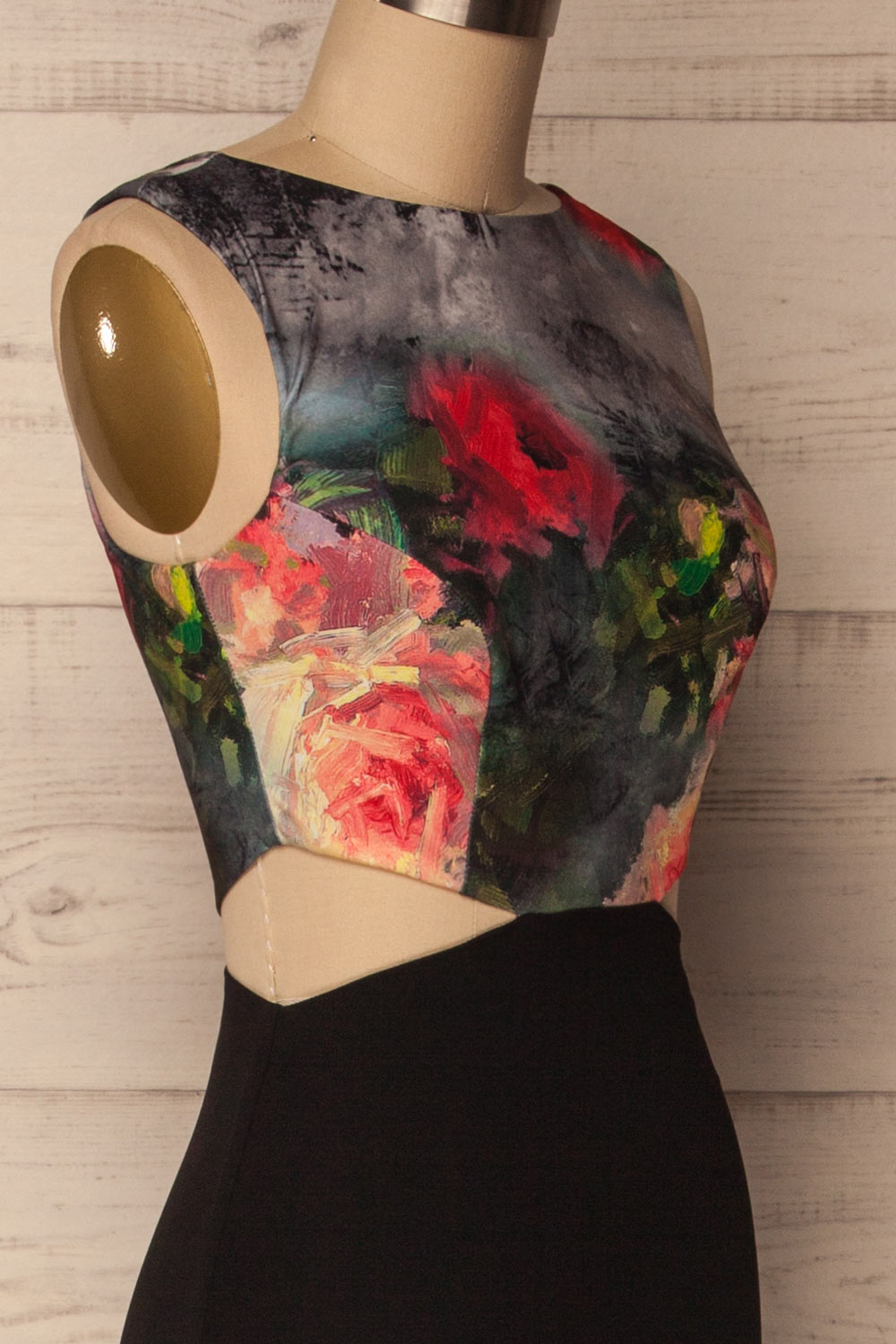 Aiyira Print Black Cut-Outs Mermaid Gown | La Petite Garçonne Chpt. 2 4