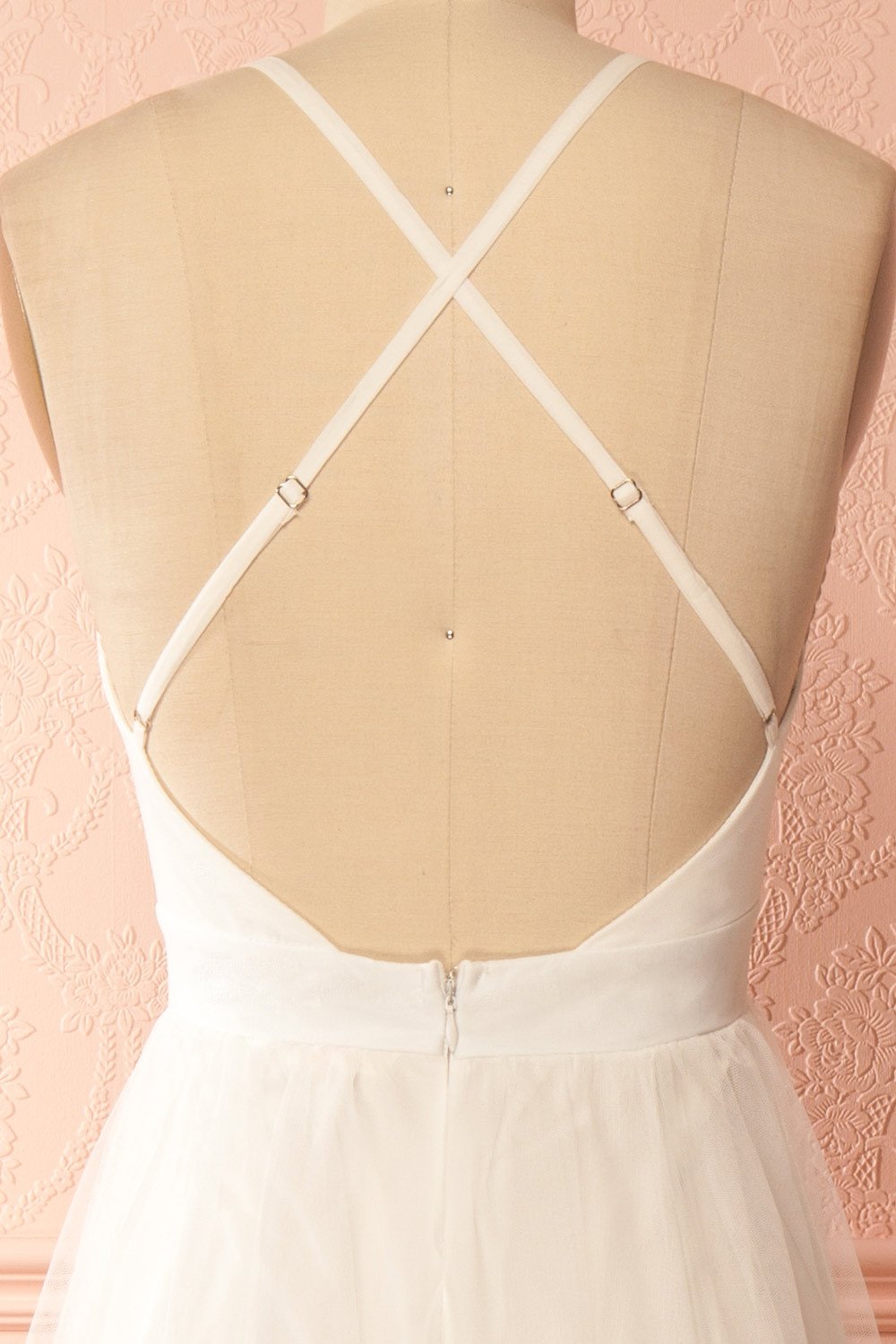 Aliki Day White Mesh Maxi Dress | Boudoir 1861 7