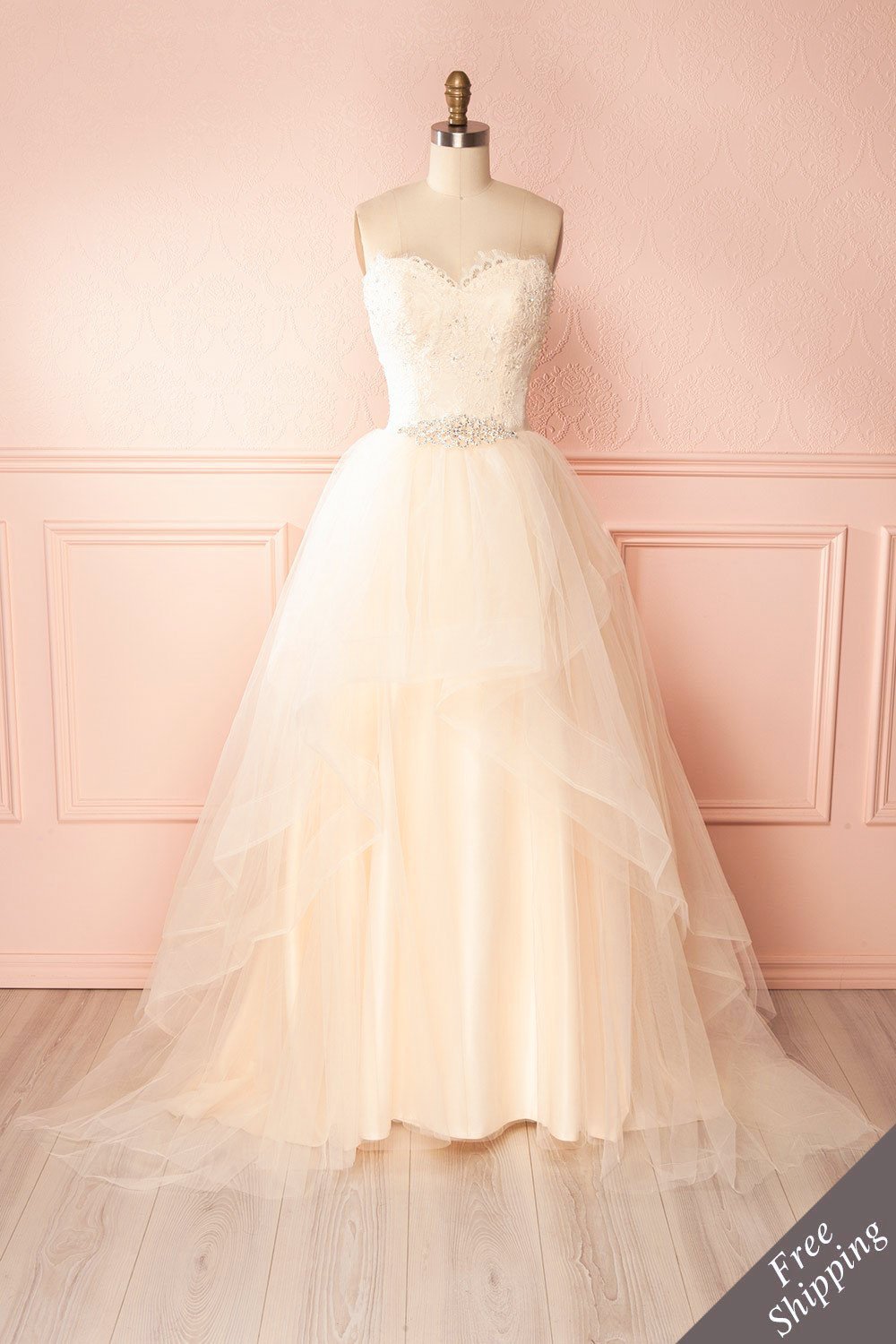 Amy-Li Bridal Tulle Gown with Crystals and Sequins | Boudoir 1861 1