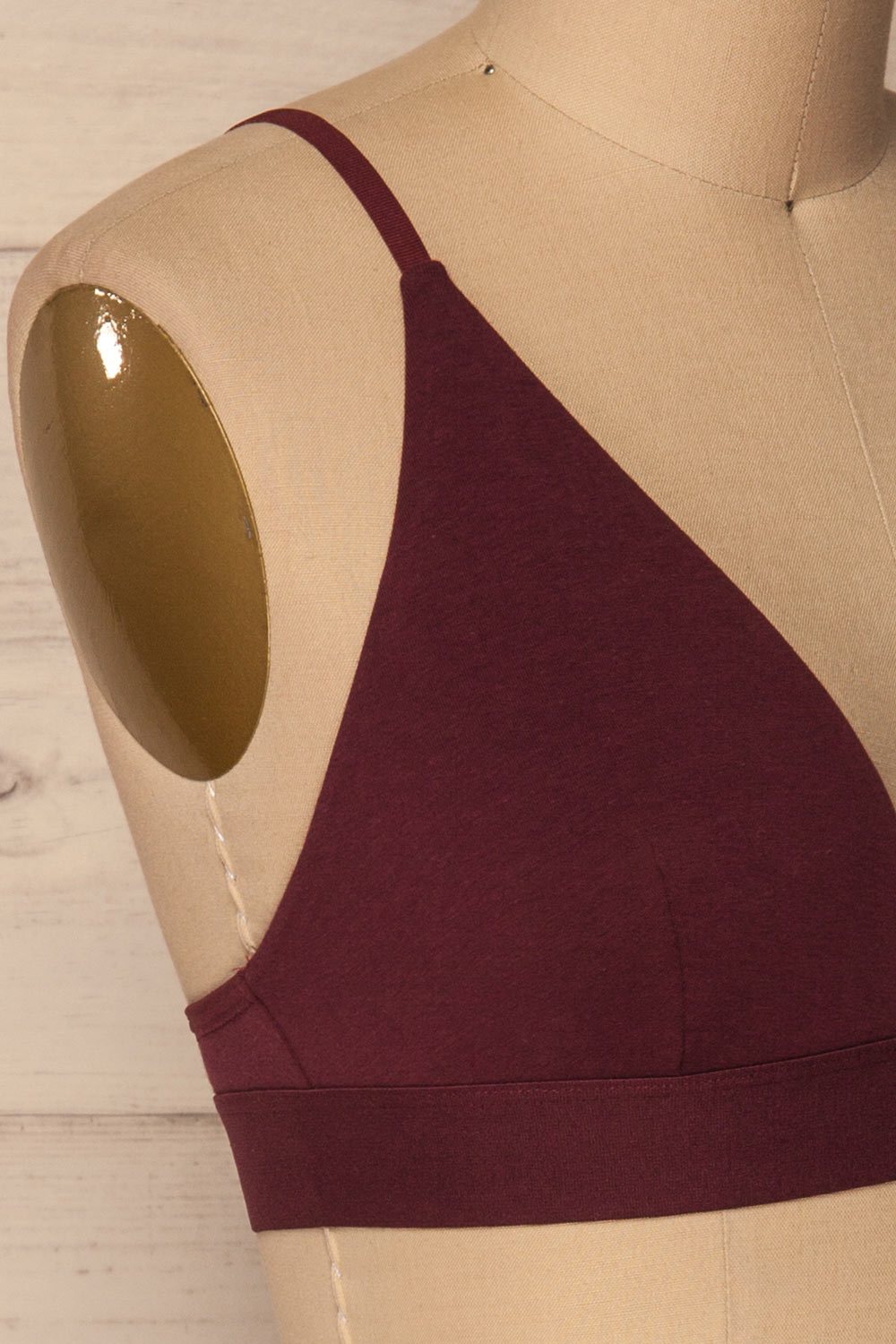 Aneby Burgundy Triangle Bralette | La Petite Garçonne Chpt. 2