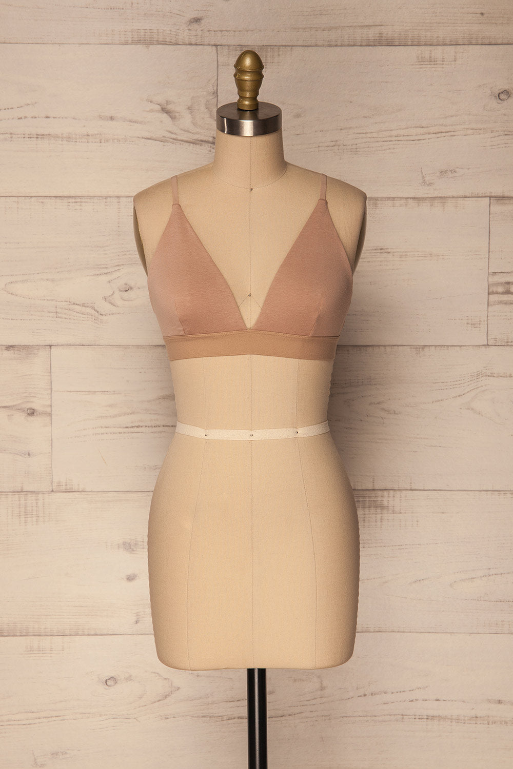 Aneby Beige Triangle Bralette | La Petite Garçonne Chpt. 2