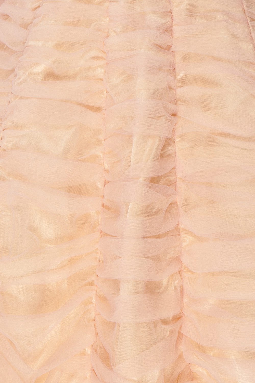 Anisa Blush Pink & Cream Pleated Tulle A-Line Dress | Boutique 1861 8