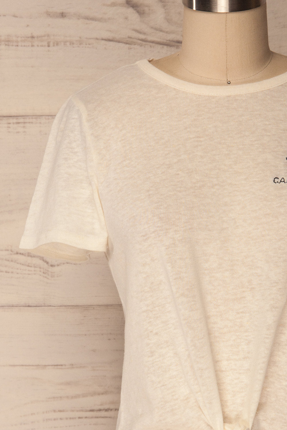 Ansen Off-White California Embroidery T-Shirt | La Petite Garçonne 7