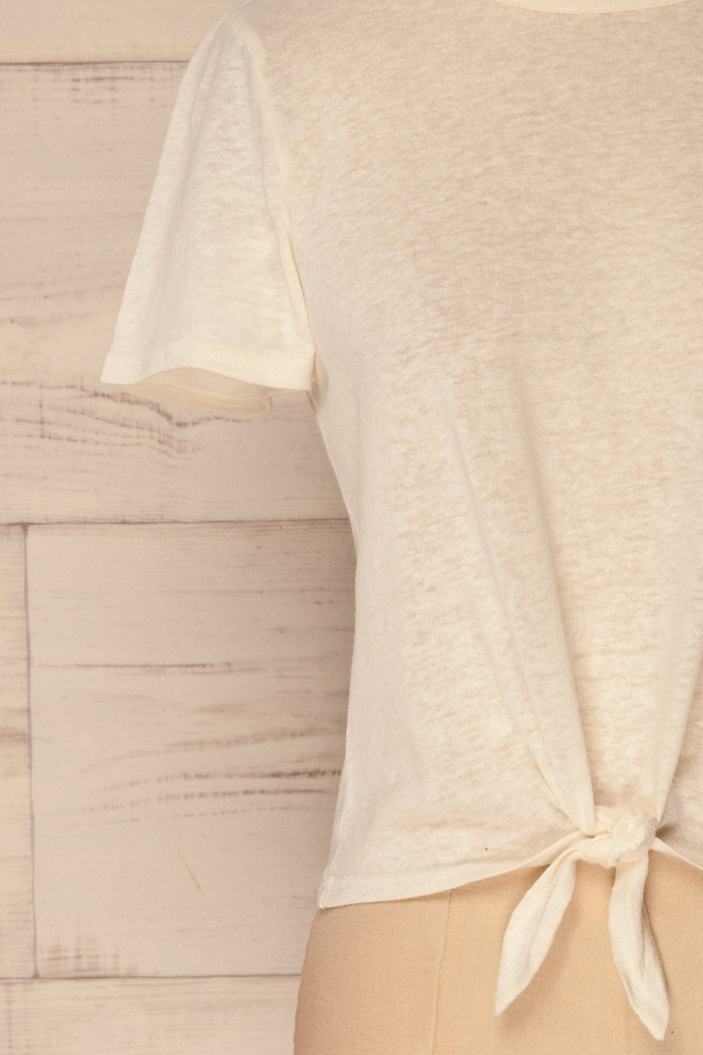 Ansen Off-White California Embroidery T-Shirt | La Petite Garçonne 8