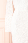 Araceli Floral Lace Mermaid Bridal Gown | Boudoir 1861 sleeve close-up