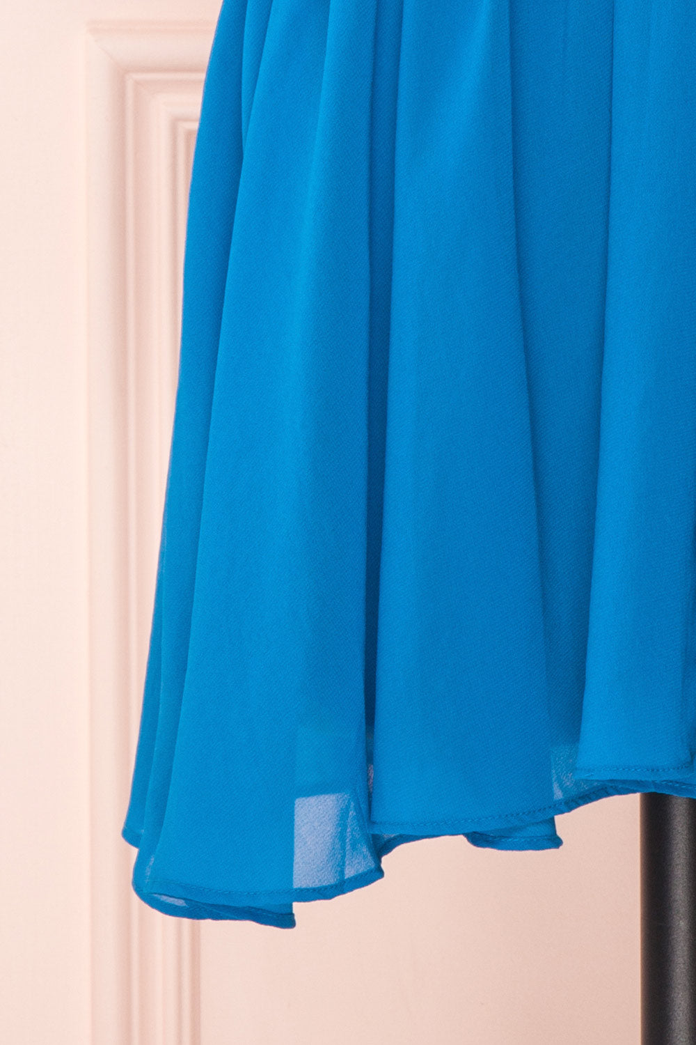 Arachne Teal Short Chiffon A-Line Dress | Boutique 1861 7