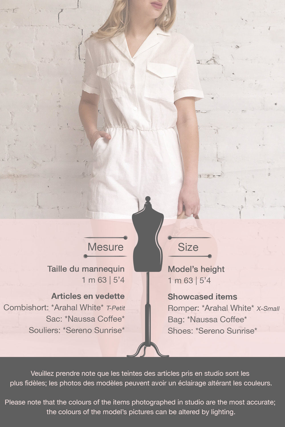 Arahal White Short Sleeved Linen Romper | La petite garçonne template