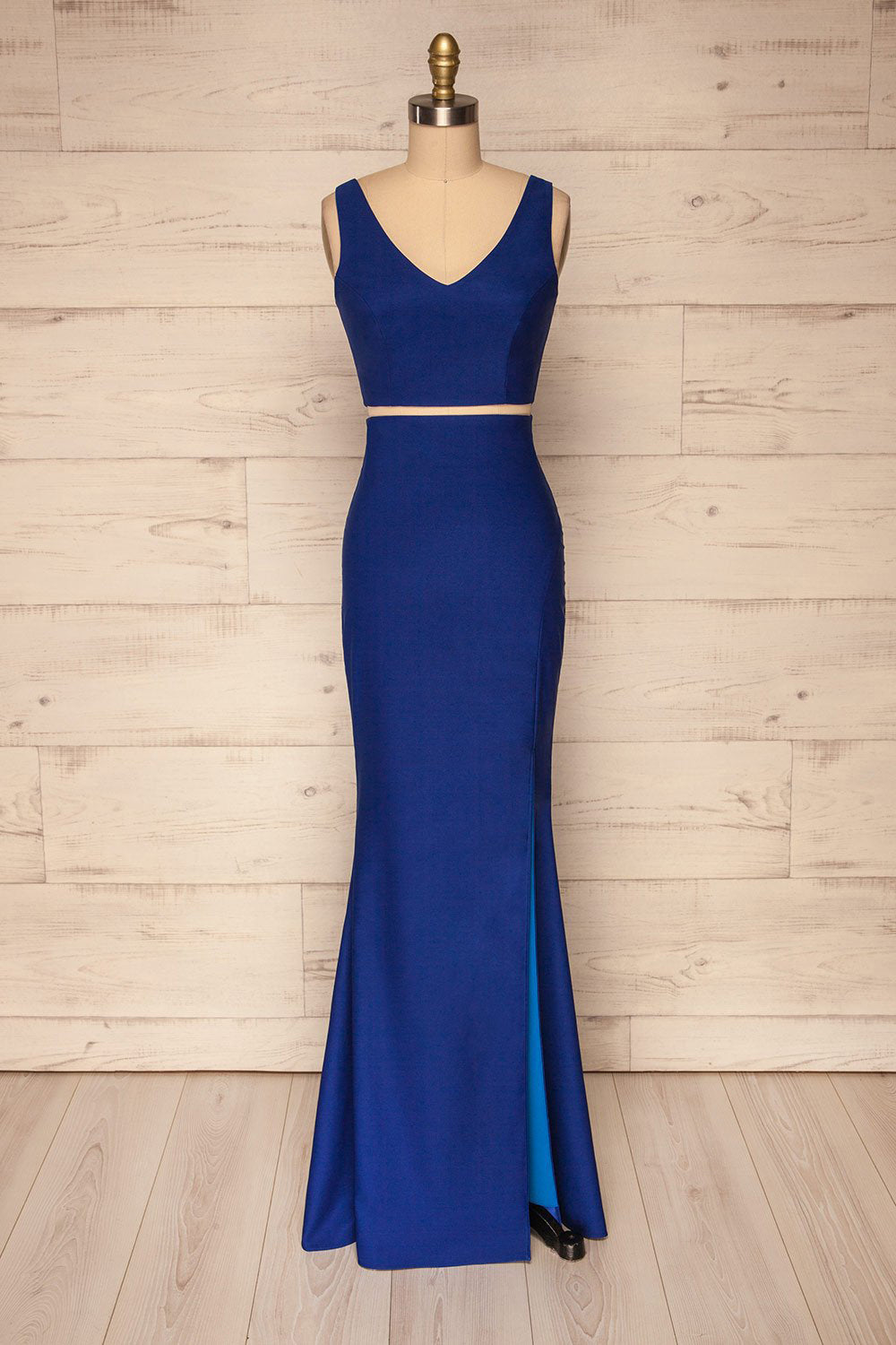 Athenia Royal Blue Top & Skirt Set | La Petite Garçonne Chpt. 2 plus