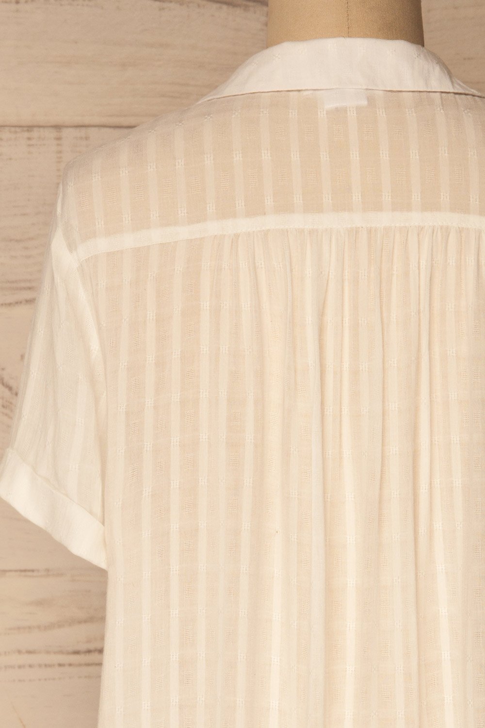 Aubange White Laced Neckline Blouse | La Petite Garçonne Chpt. 2 7