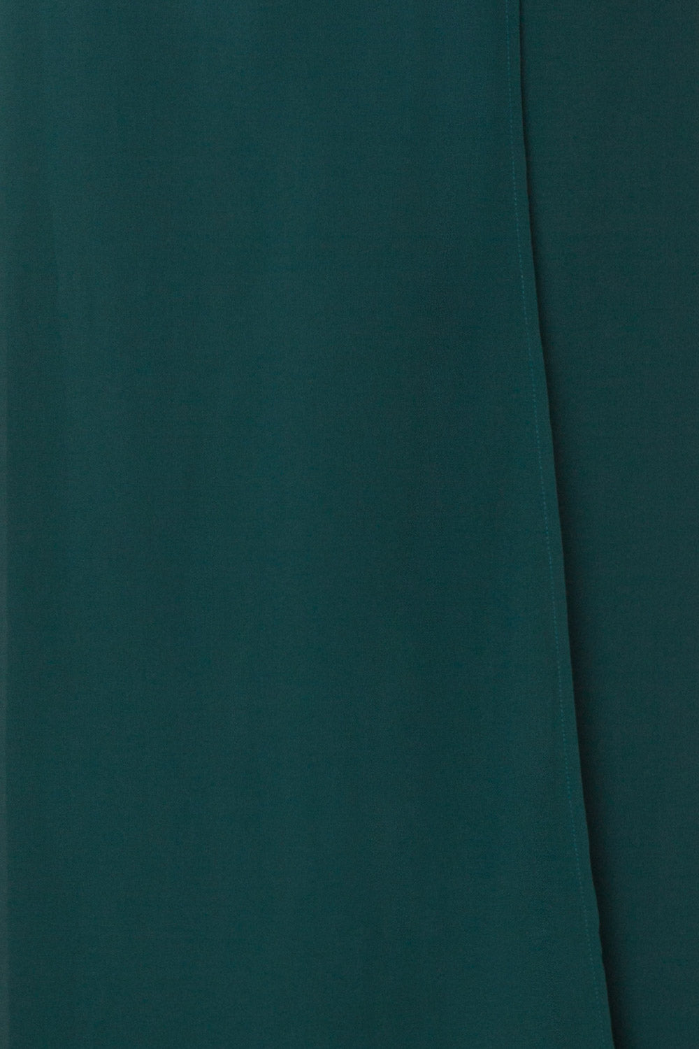 Aurelie Émeraude Green Maxi Wrap Dress | Boutique 1861 fabric detail