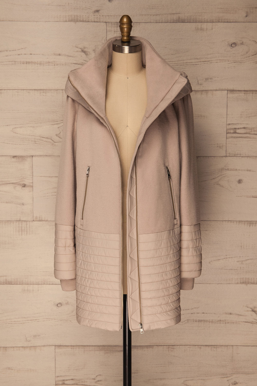 Averie Porcelain | Parka Taupe