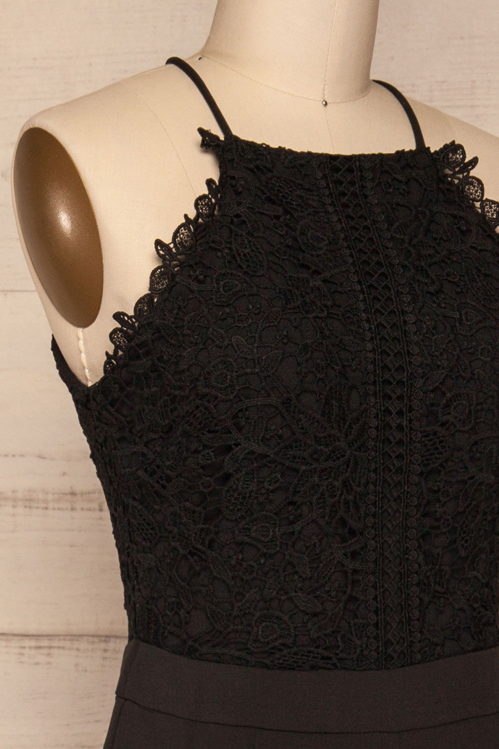 Bajotello Black Halter Neckline Jumpsuit | La Petite Garçonne Chpt. 2