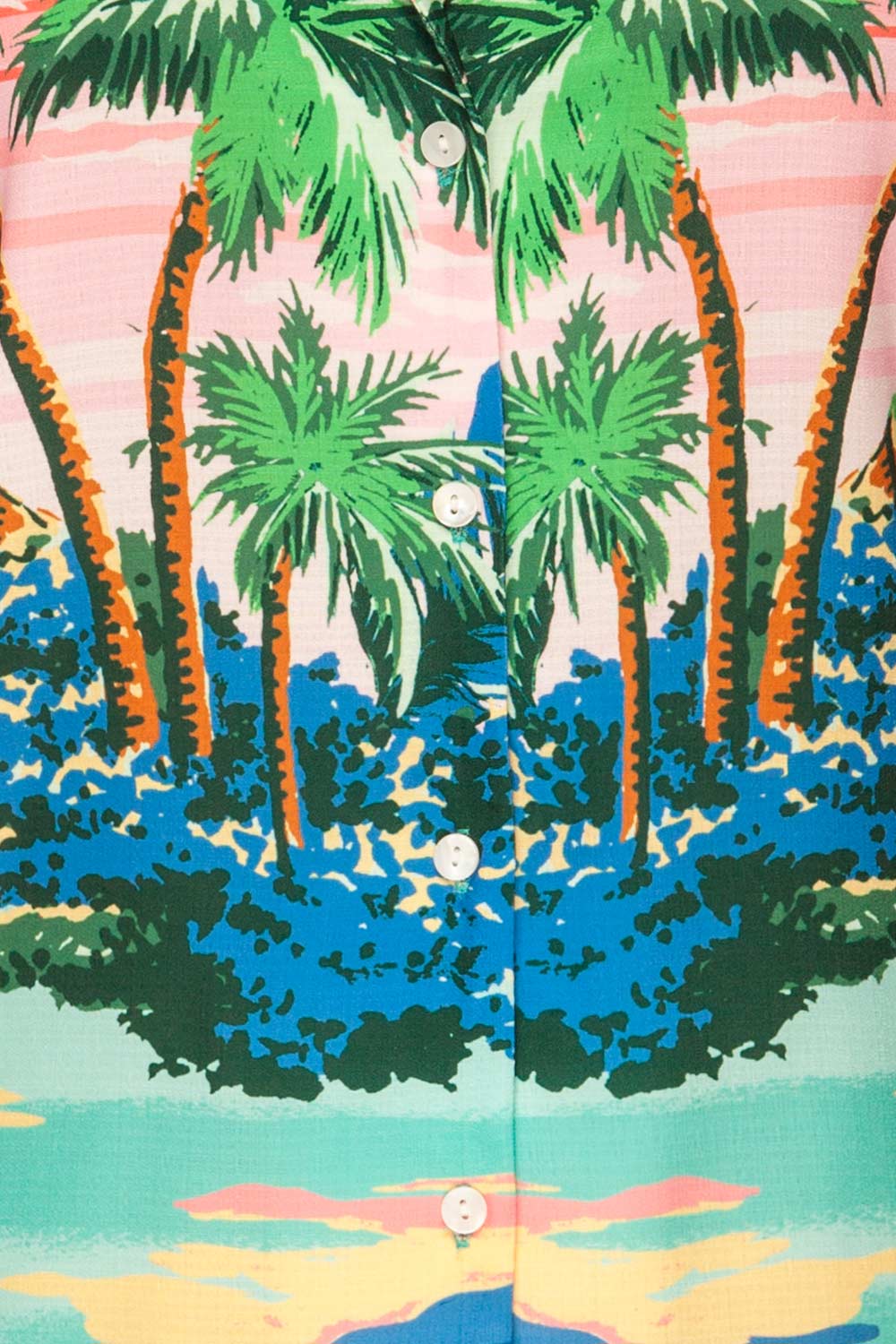 Barbados Colorful Tropical Short Sleeved Shirt | La Petite Garçonne 8
