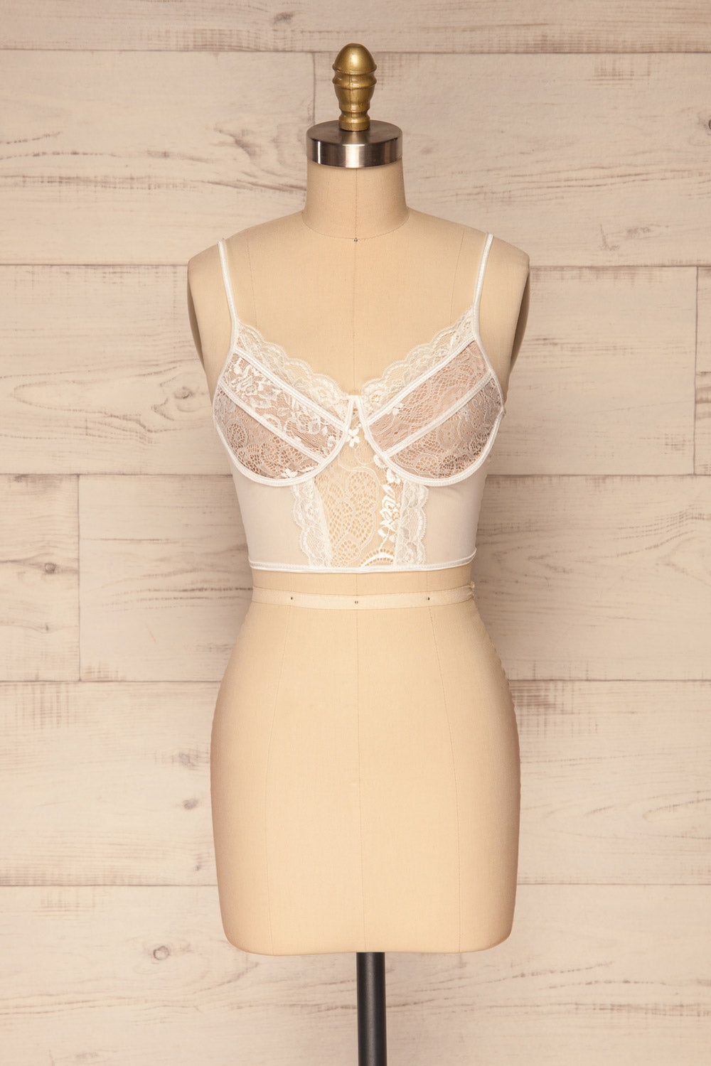 Bastia White | Lace Bralette