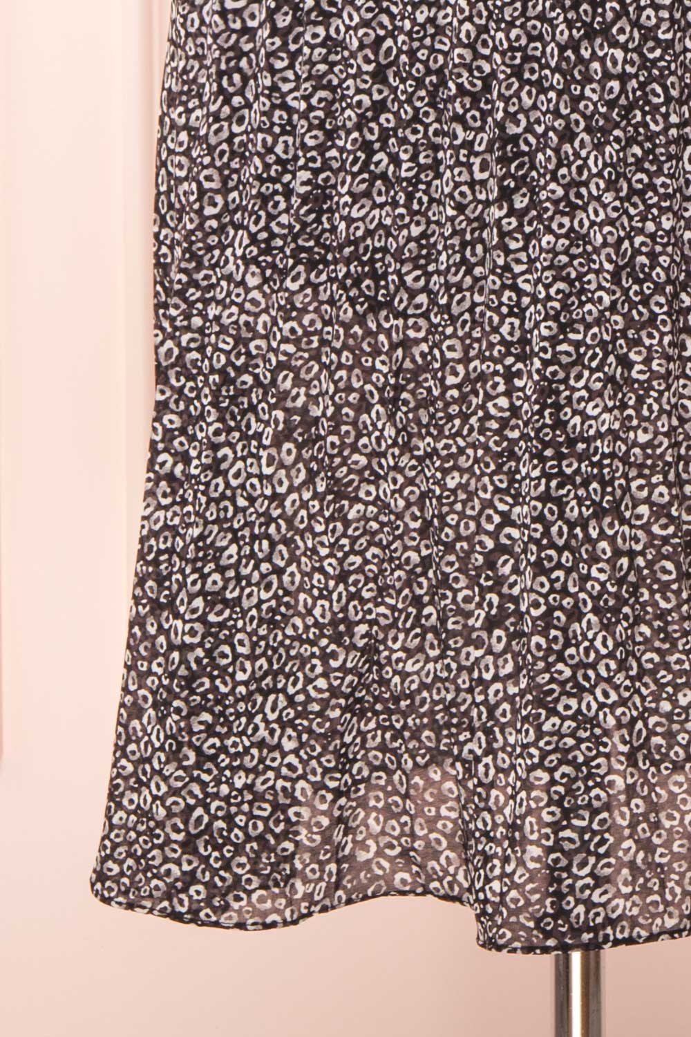 Bettina Black Cheetah Print Midi Skirt | Boutique 1861 skirt