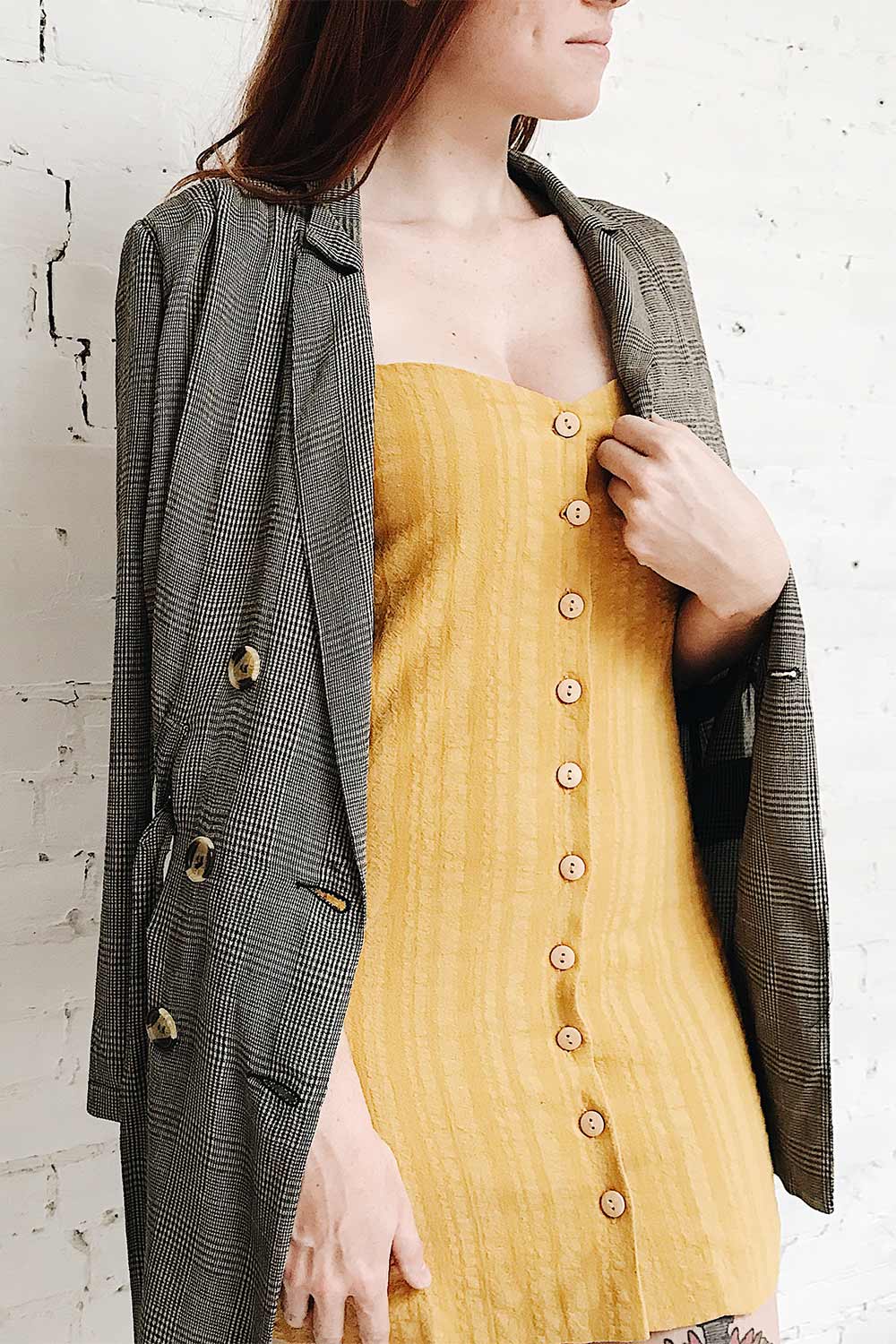 Heem Cerise | Red Button-Up Dress