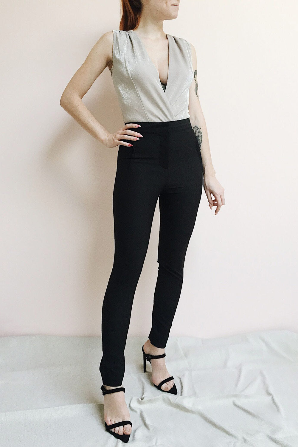 Orleans | Black Fitted Pants