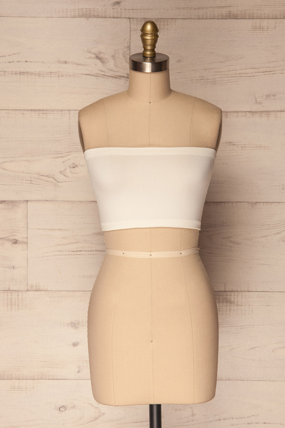 Bucje Ivory Stretchable Bandeau Top | La Petite Garçonne 1