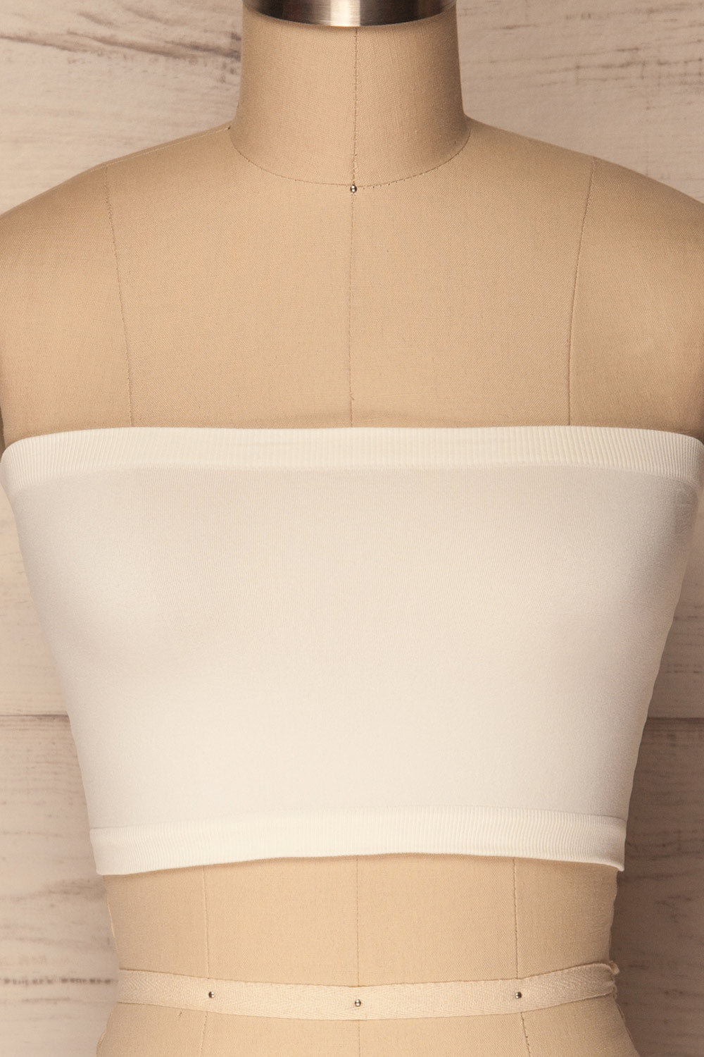 Bucje Ivory Stretchable Bandeau Top | La Petite Garçonne 2