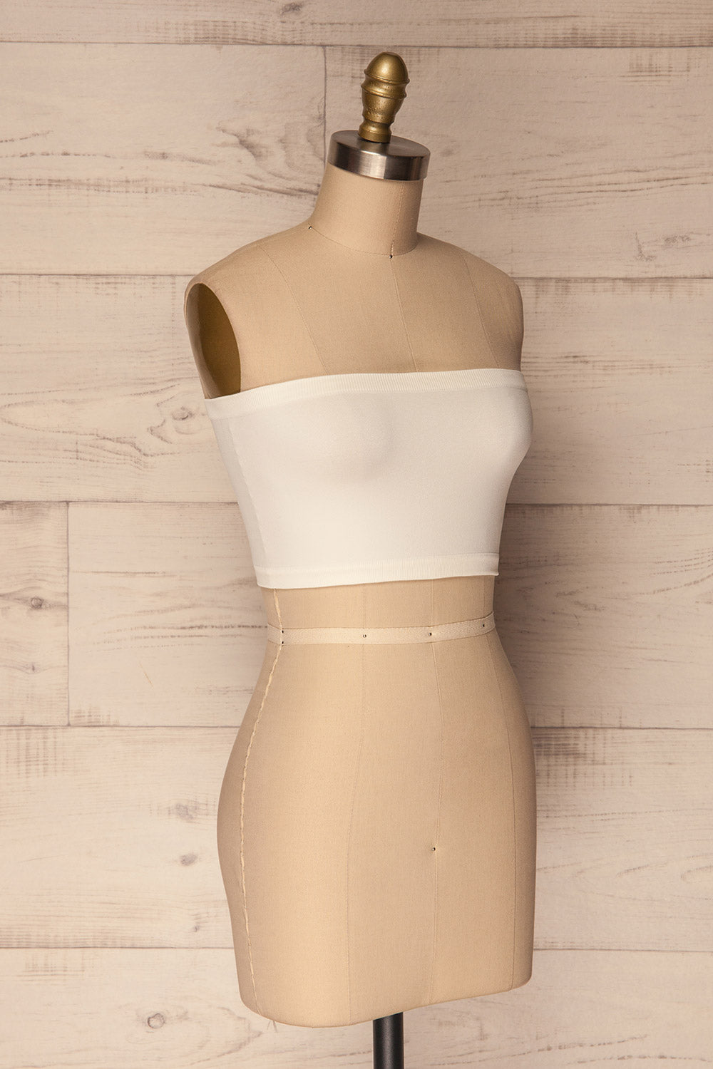 Bucje Ivory Stretchable Bandeau Top | La Petite Garçonne 3