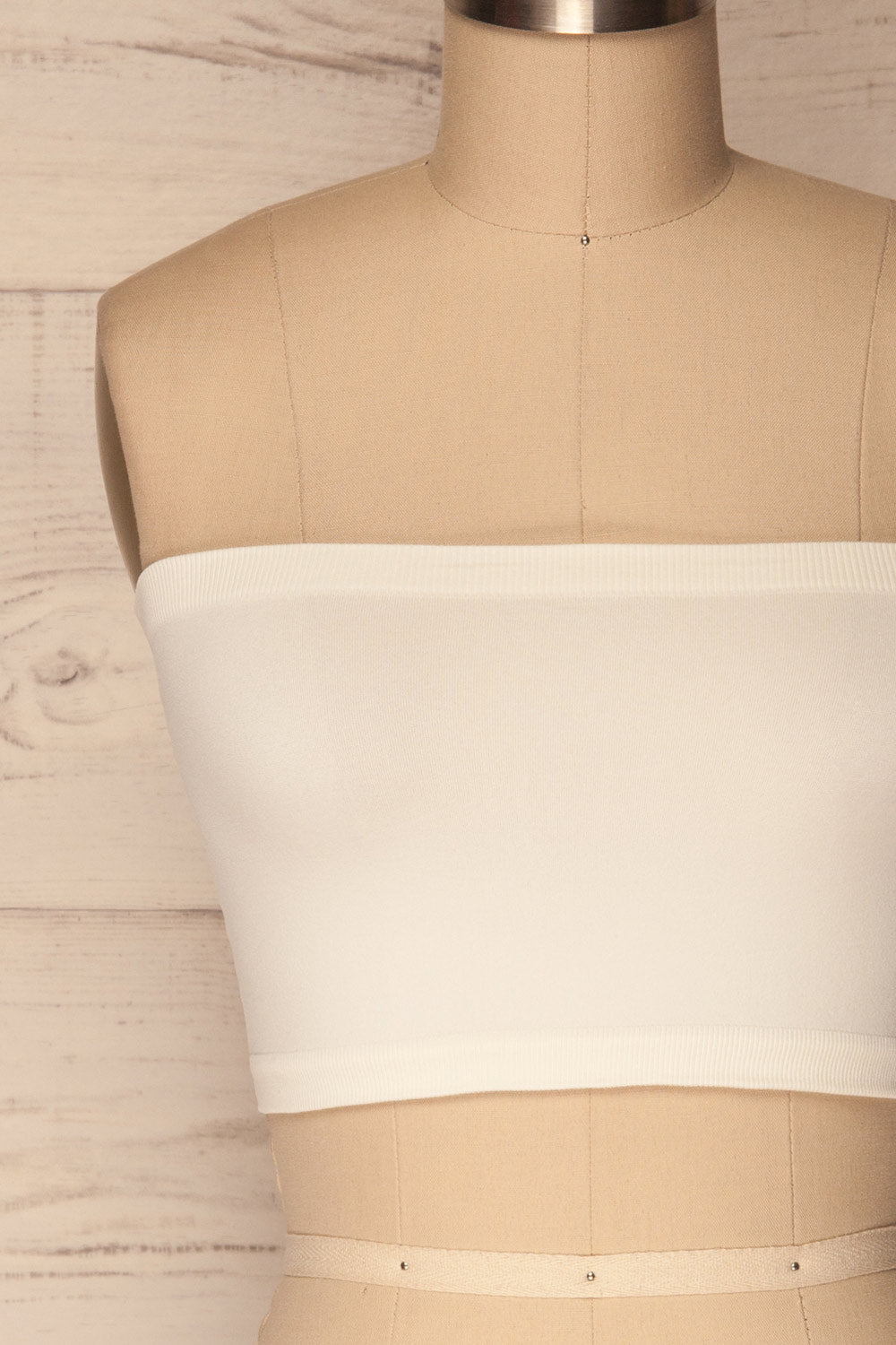 Bucje Ivory Stretchable Bandeau Top | La Petite Garçonne 7