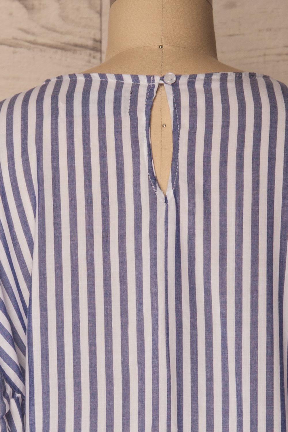 Bustelo Blue & White Striped Loose T-Shirt | La Petite Garçonne 7