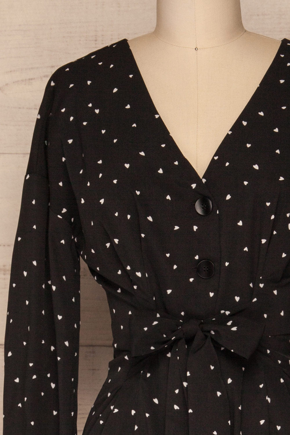 Cachapata Black & White Patterned Jumpsuit | La Petite Garçonne