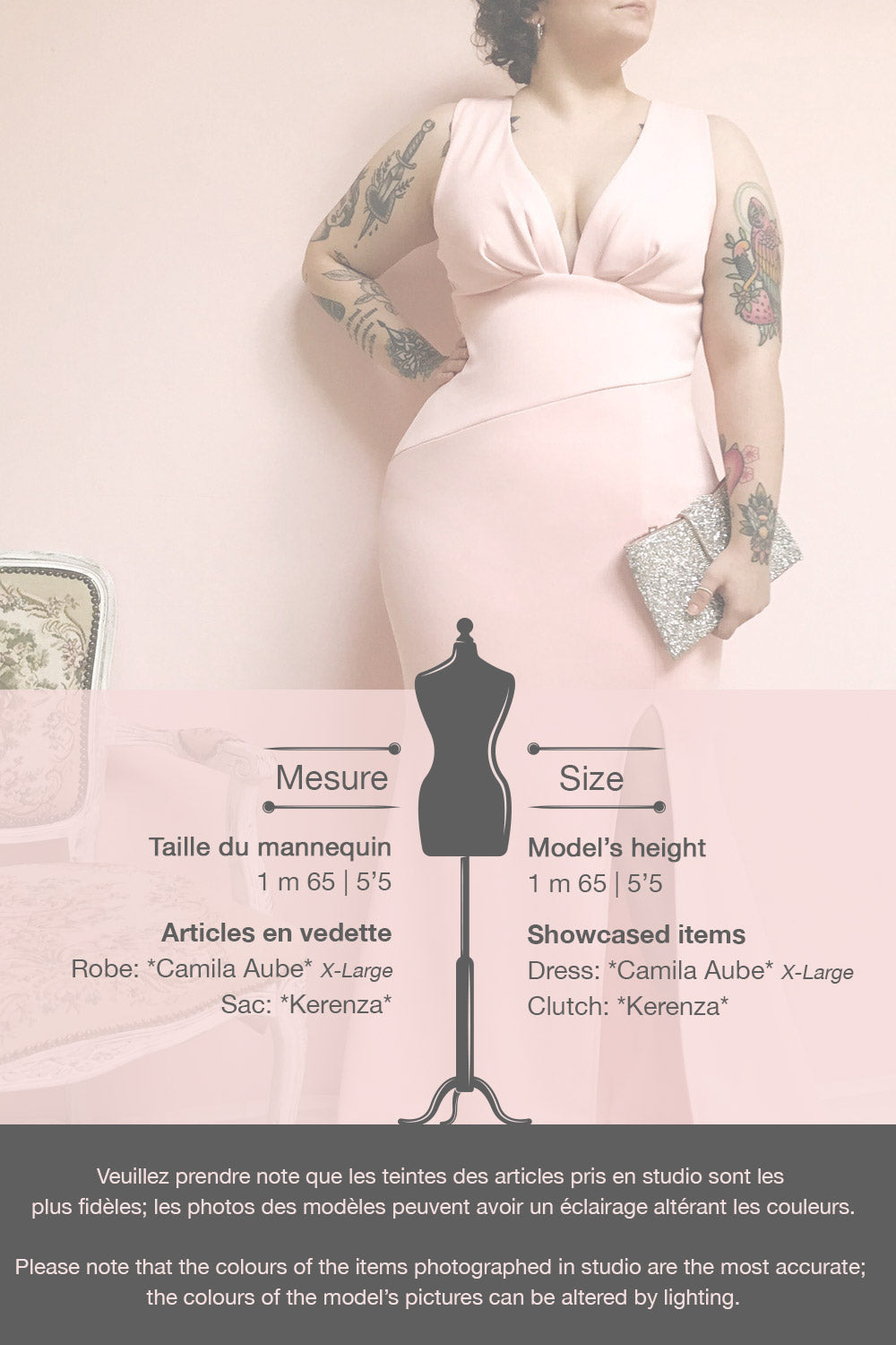 Camila Sunrise Light Pink Mermaid Gown | Boudoir 1861 template