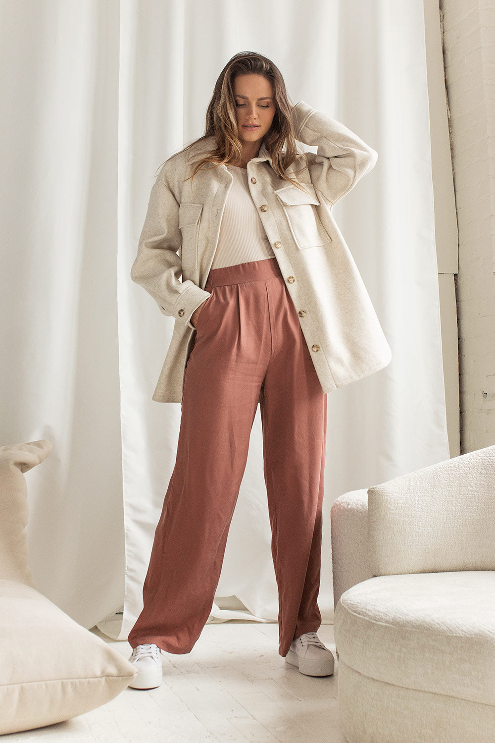 CAMPUS BRUN/BROWN on model