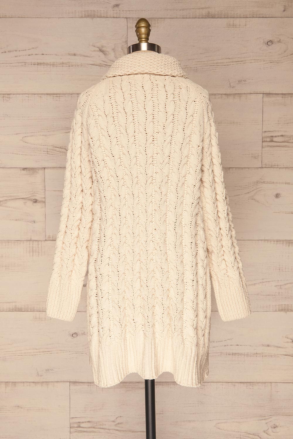 Cangonama Cream Chenille Cardigan | Veste | La Petite Garçonne back view