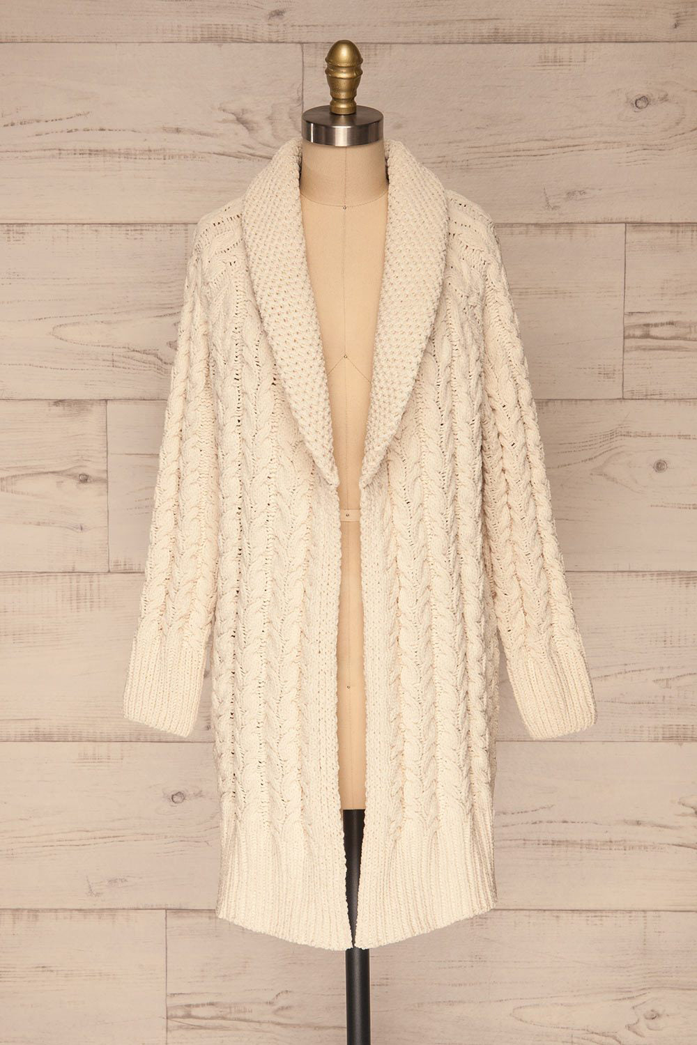 Cangonama Cream Chenille Cardigan | La petite garçonne