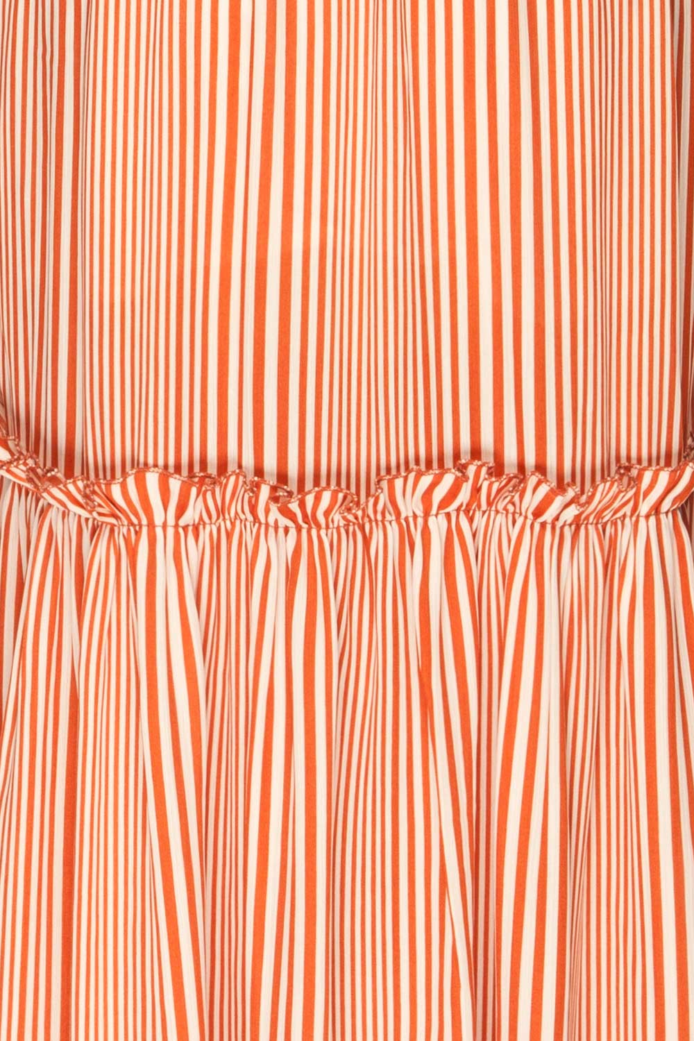 Capihuara Orange Striped Maxi Summer Dress | La Petite Garçonne